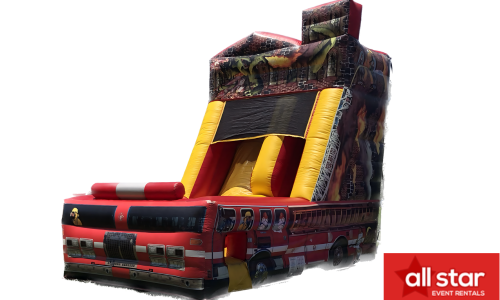 18 FT Fire Truck Slide (DRY ONLY) #SKU1485