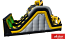 18 Ft Dual Lane Demolition Dash Slide- DRY ONLY #BD122
