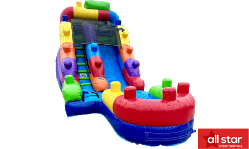 12FT Block Slide -(WET OR DRY) $50 EXTRA FOR WET #E292 12FT Block Slide -(WET OR DRY) $50 EXTRA FOR WET #E292