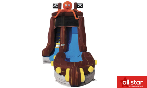 12FT Pirate Ship Slide -(WET OR DRY) $50 EXTRA FOR WET #E294 12FT Pirate Ship Slide -(WET OR DRY) $50 EXTRA FOR WET #E294