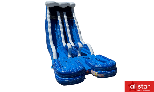 24 FT Dual Lane Wave Slide (WET/DRY) #BD110 24 FT Dual Lane Wave Slide (WET/DRY) #BD110