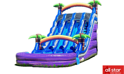 20FT 3 Lane Tropical Crush Slide (WET/DRY) #BD109