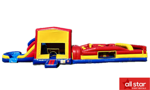 Combo 11: 4-1 Jumbo & 37 ft Obstacle Course Combo 11: 4-1 Jumbo & 37 ft Obstacle Course