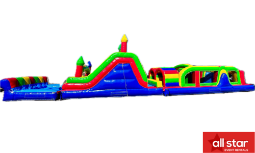 Combo 12: 16ft Color Rush Slide & 26ft Color Rush Obstacle Combo 12: 16ft Color Rush Slide & 26ft Color Rush Obstacle