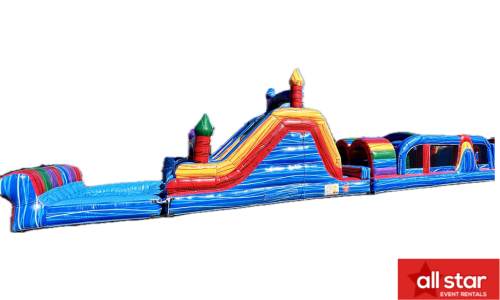 Combo 13: 16ft Marble Slide & 26ft Marble Obstacle Course Combo 13: 16ft Marble Slide & 26ft Marble Obstacle Course