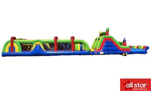 Combo 18: 16ft Color Rush Side & 40ft Obstacle Course Combo 18: 16ft Color Rush Side & 40ft Obstacle Course