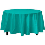 Round Tablecloth - Teal