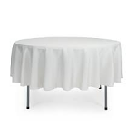 Round Tablecloth - White
