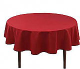 Round Tablecloth - Red